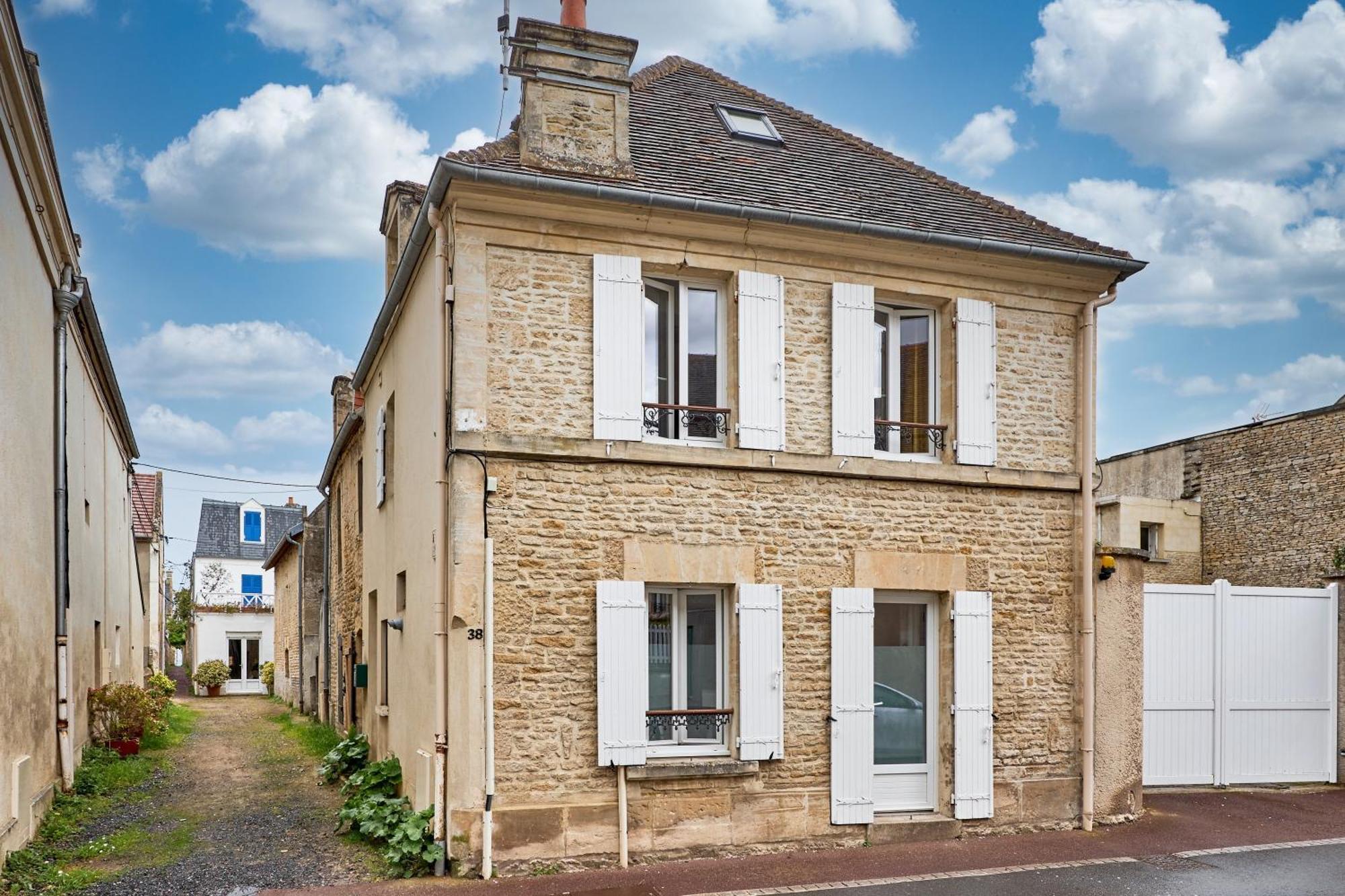 La Maison Du Pecheur - A 250 M De La Plage Saint-Aubin-Sur-Mer (Calvados) Exterior foto